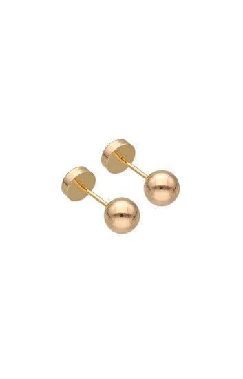 Abridor Enchapados 20 Kt. Bolita N6 5mm