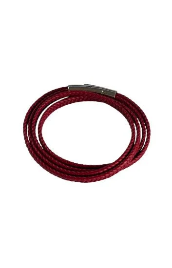 Pulsera Cuero y Acero PUA-2421
