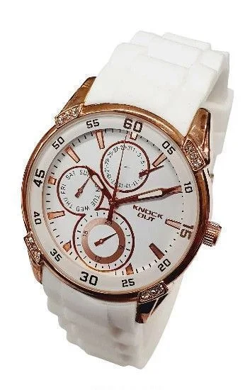 Reloj Knock Out Analogos Caucho Dama 8476.215