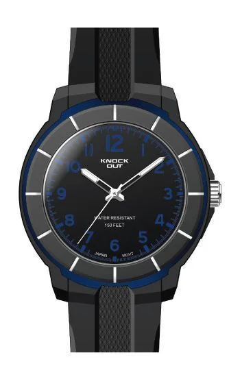 Reloj Knock Out Analogos Caucho Hombre 8455.038