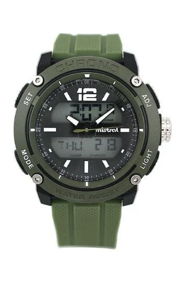 Reloj Mistral Caucho Ana-Digi GADW-1220-03