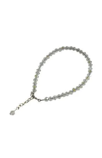 Pulsera de Cristal Checo con Dije Piedra
