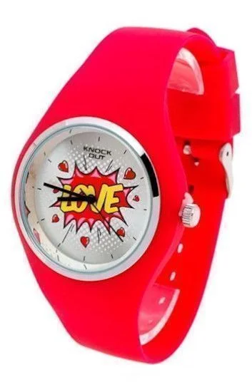 Reloj Knock Out Analogos Caucho Dama 8469.465