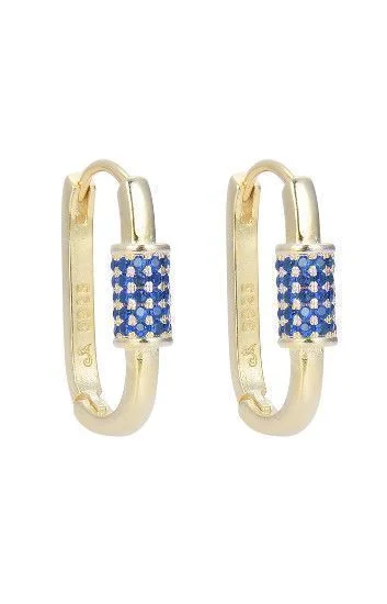 Aros Huggies con Circones Dorados