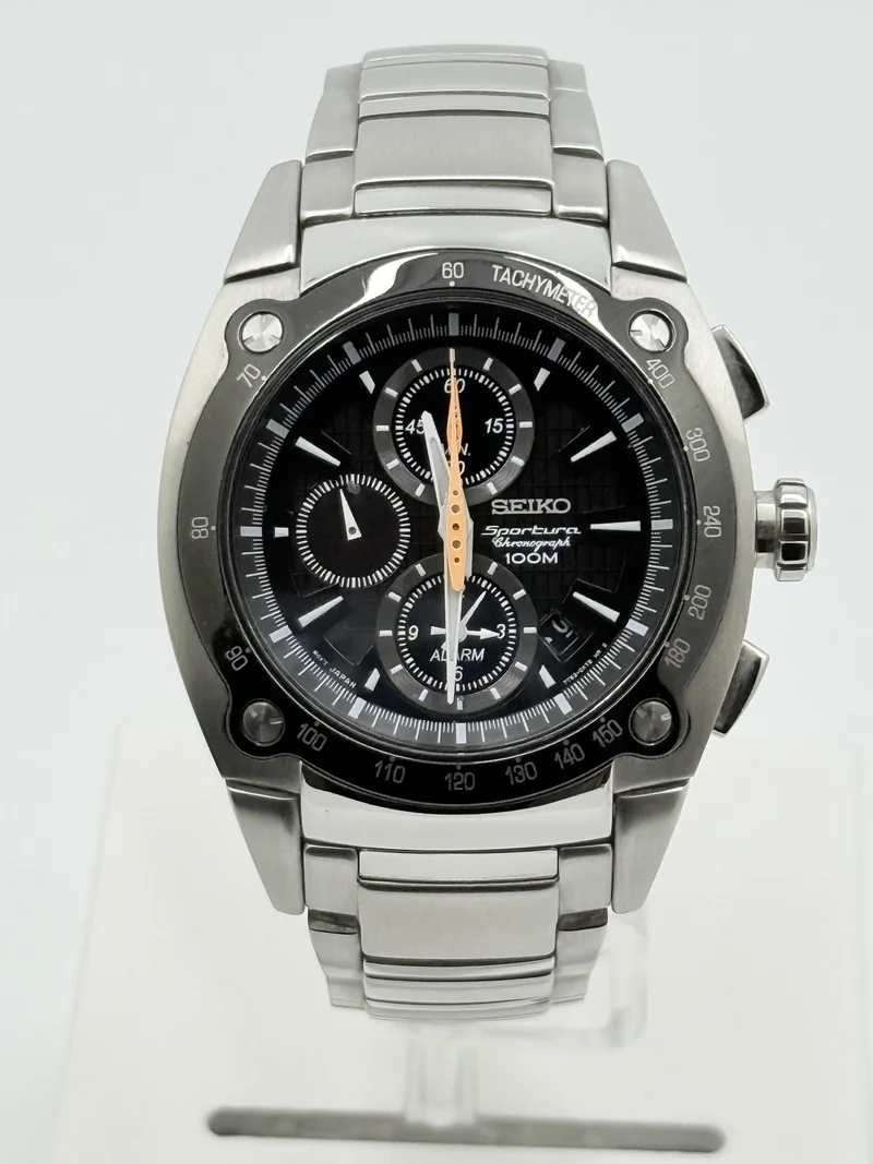 Reloj Seiko Sportura Cronógrafo Hombre SEIK0002