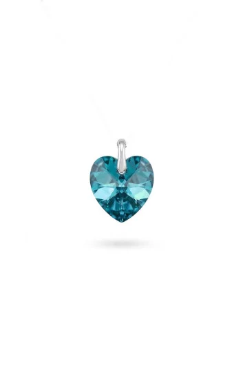 Dije de Crystal Corazon 14mm