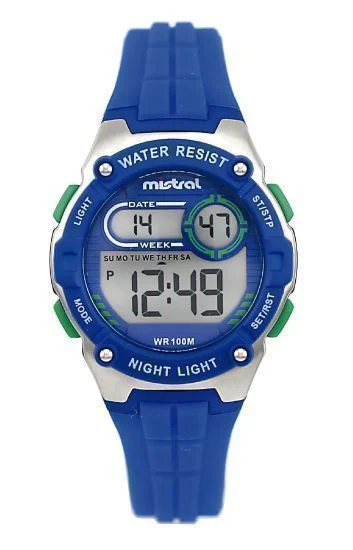 Reloj Mistral Caucho Digital Dama LDX-EE-02
