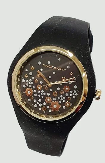 Reloj Knock Out Analogos Caucho Dama 8469.823