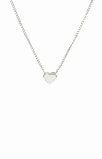 Cadena Groumet con Dije de Corazon Pasante Chico