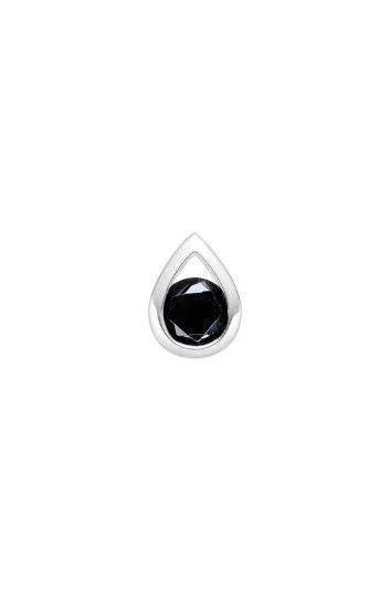 Dije Pasante de Cubic en Forma de Gota 7mm