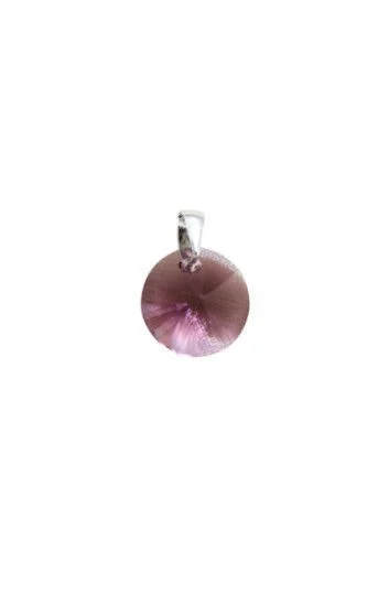 Dije de Crystal Moneda 12mm