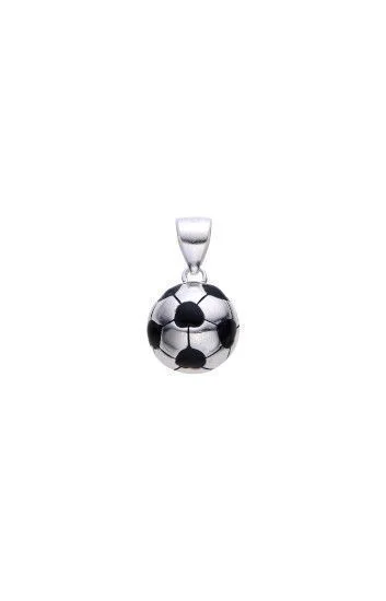 Dije de Pelota de Futbol Esmaltada