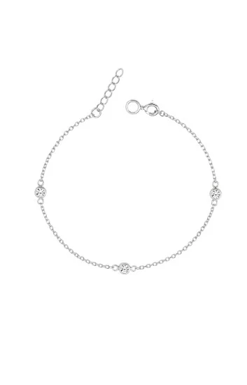 Pulsera de Cadena Forzet con Dijes Puntos de Luz 3.7mm