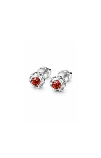 Abridor Plata 925 Strass Grande Rojo