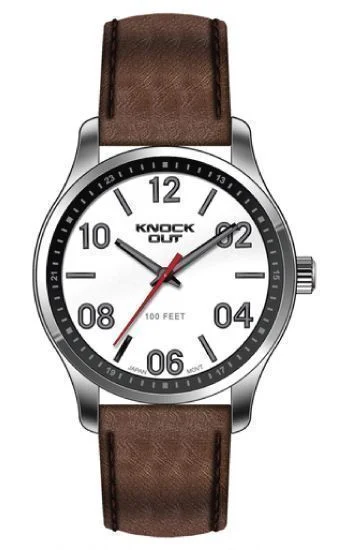 Reloj Knock Out Cuero Hombre 2601.064