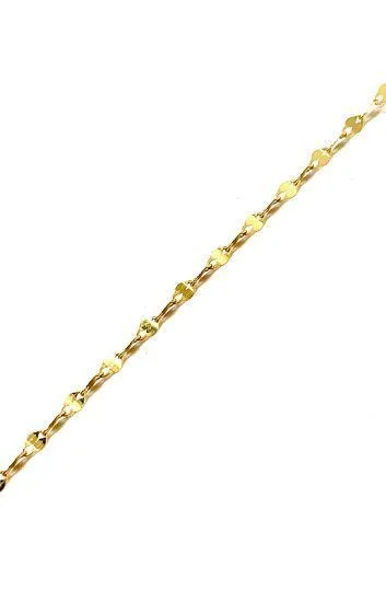 Pulsera de oro 18k 21 cm (1,6g)