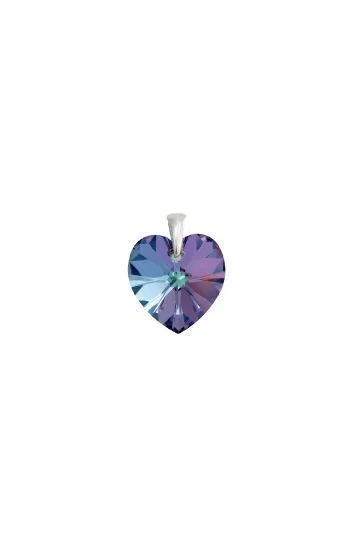 Dije de Crystal Corazon 14mm