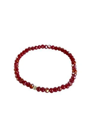 Pulsera de Cristal Checo Elastizada