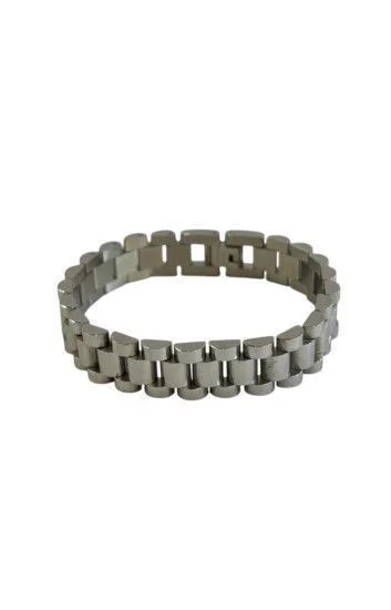 Pulsera Cuero y Acero PUA-2293