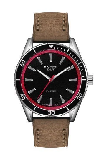 Reloj Knock Out Cuero Hombre 2603.030
