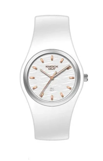 Reloj Knock Out Analogos Caucho Dama 8449.115