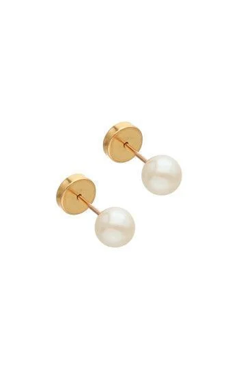 Abridor Enchapados 20 Kt. Perla Simil 5mm