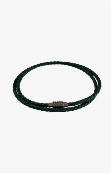 Pulsera Cuero y Acero PUA-2406