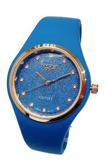Reloj Knock Out Analogos Caucho Dama 8449.688