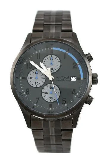 Reloj Mistral Cronografo Acero-Caucho-Cuero CHT-7263-08