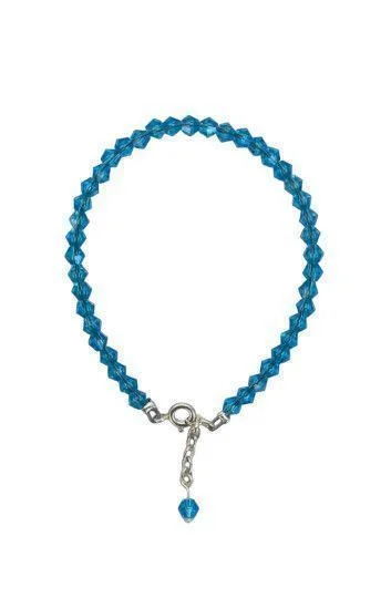 Pulsera de Cristal Checo con Dije