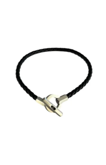 Pulsera Cuero y Acero PUA-2434