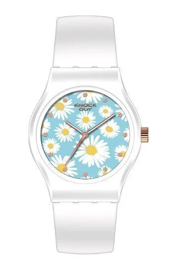Reloj Knock Out Analogos Caucho Dama 8442.518