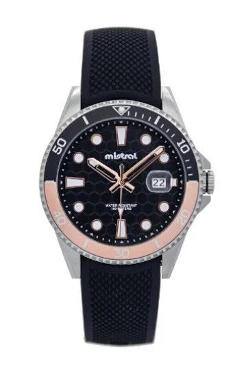 Reloj Mistral Caucho Analogo Hombre GTI-2024-04