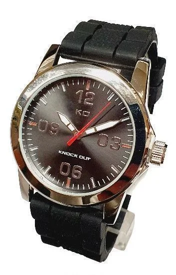 Reloj Knock Out Analogos Caucho Hombre 8474.033