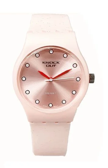Reloj Knock Out Analogos Caucho Dama 8442.200