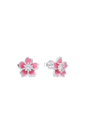 Aros de Flor con Nacar
