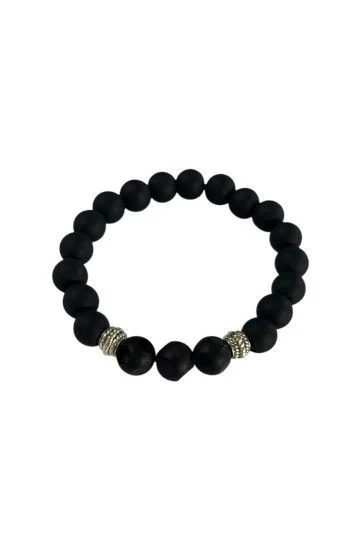Pulsera Piedras Naturales Onix Opaca 8mm