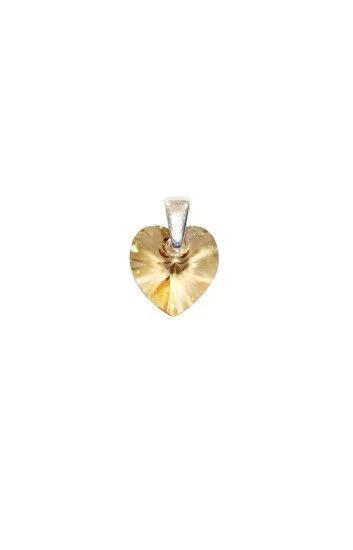 Dije de Crystal Corazon 10mm