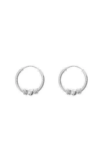Argollas Lisas 1.6 x 14mm con Bolita