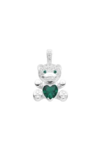 Dije Colgante de Oso con Cubic