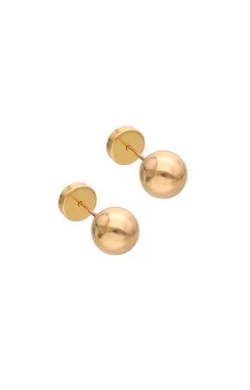 Abridor Enchapados 20 Kt. Bolita N8 6mm