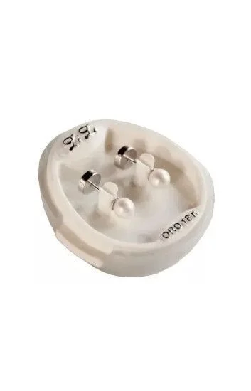 Abridor Oro Blanco Perla de Cultivo 4.00mm