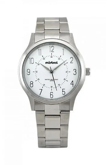 Reloj Mistral Acero Hombre GMT-6075-7A