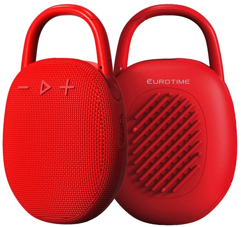 Parlante Euro Time Clip 5 Rojo 50/1086.07
