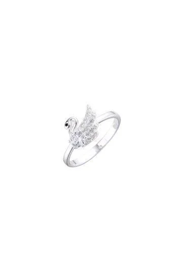 Anillo de Cisne con Cubic y Circones