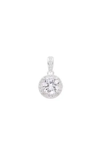 Dije Cubic Redondo 10mm con Circones