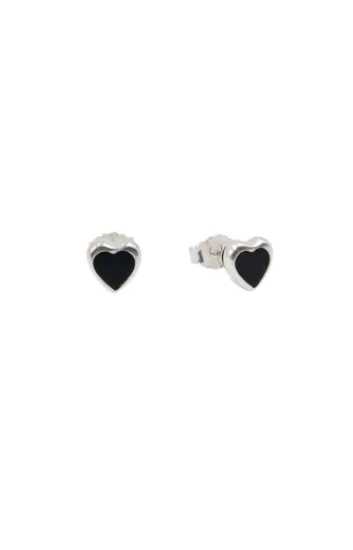 Aros de Piedra en Forma de Corazon 7mm