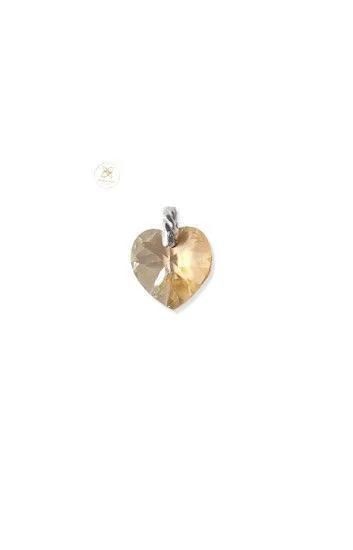 Dije de Crystal Corazon 10mm