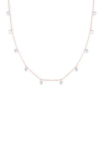 Choker de Puntos de luz 4mm Rosada