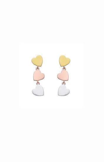 Aros de Corazones Colgantes